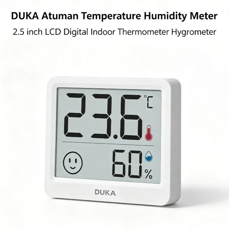 DUKA Atuman 2.5 inch LCD Elect - đánh giá và giá Digital Hygrometer Probe