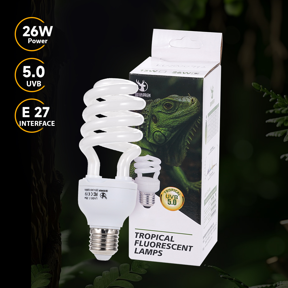 Reptile UVB Light Bulb26W5.0E2 - đánh giá và giá Calcium Powder Reptile