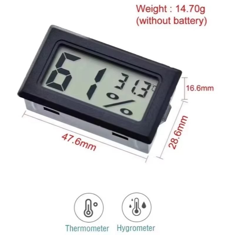Mini LCD Digital Thermometer H - đánh giá và giá Digital Hygrometer Probe