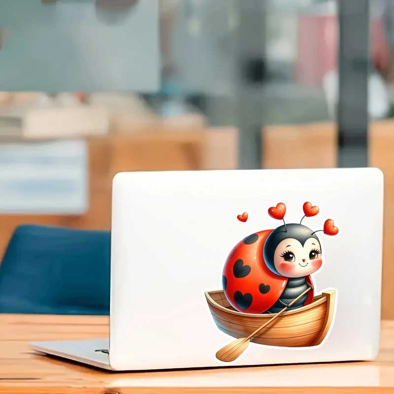 Cute Ladybug Wall Stickers Liv - đánh giá và giá Pvc Panel Background