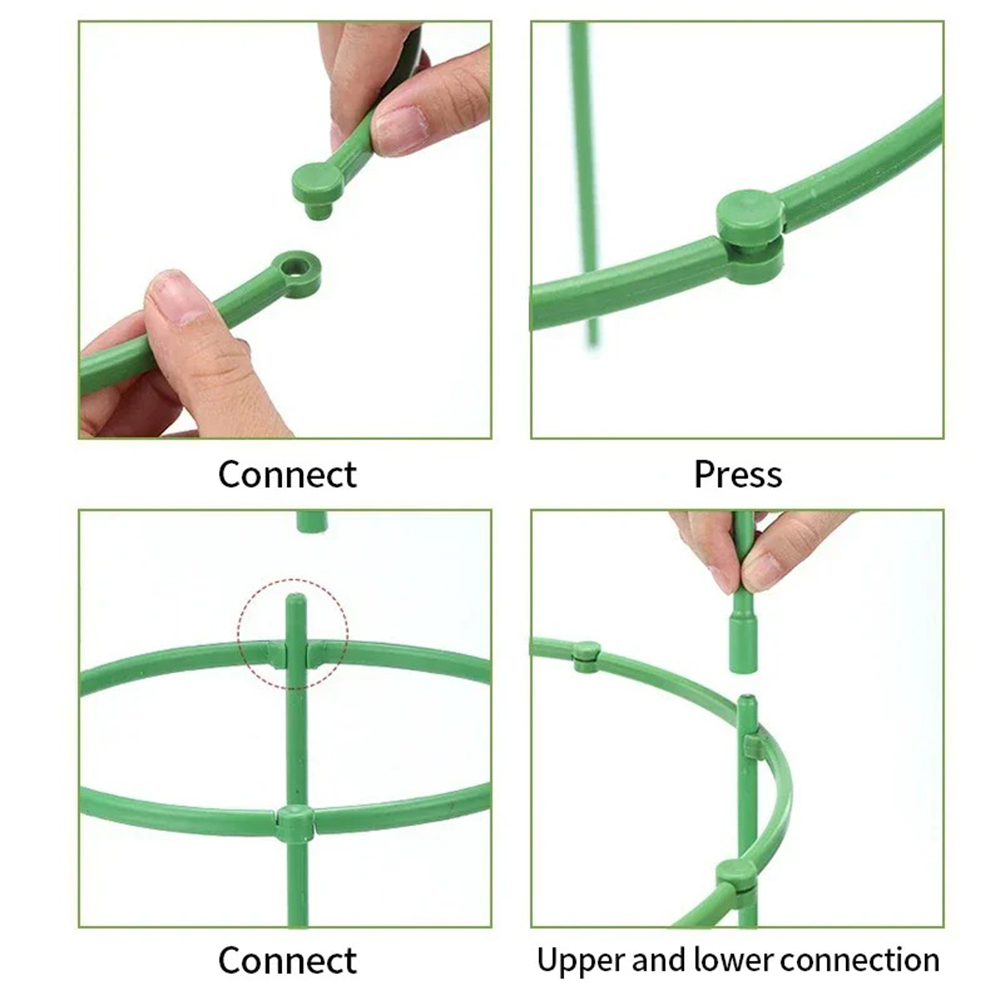 Half Round Plastic Plant Suppo - đánh giá và giá Vine Climbing Plastic