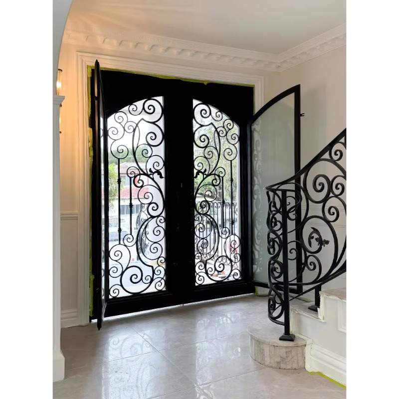 Ormate Wrought Iron Double Doo - đánh giá và giá Glass Door Hinge