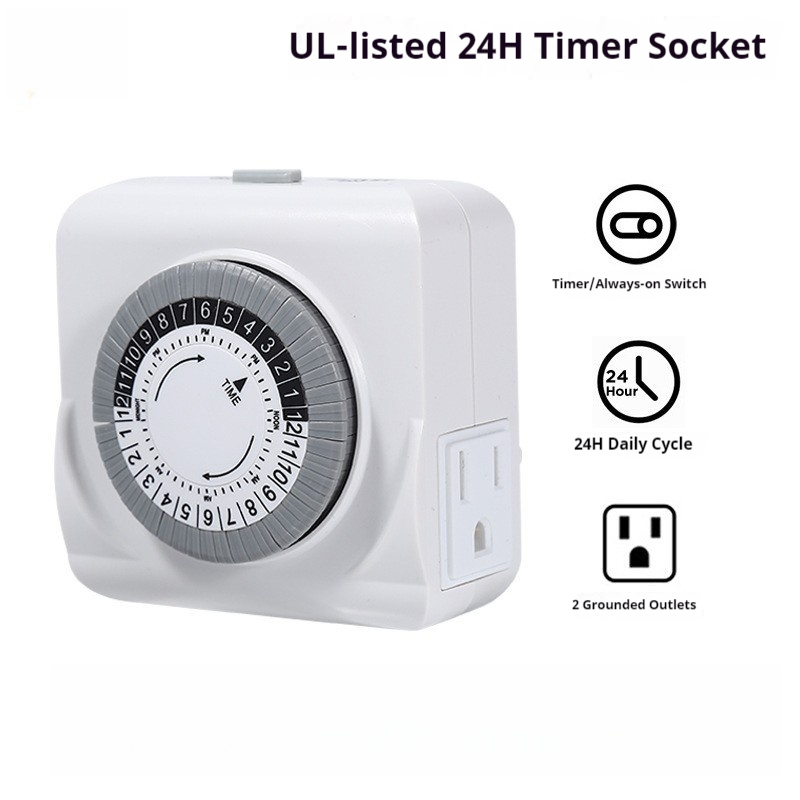 US SPEC/PLUG Standard Certific - đánh giá và giá Timer Dual Outlet