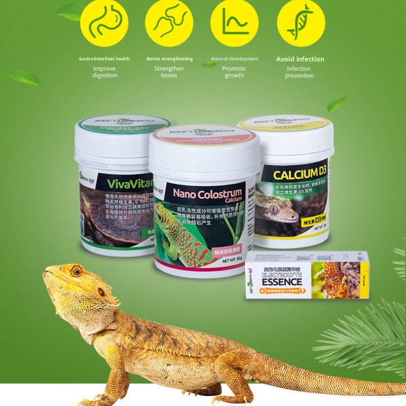Reptizoo Reptile Calcium Powde - đánh giá và giá Vitamin D3 Reptile