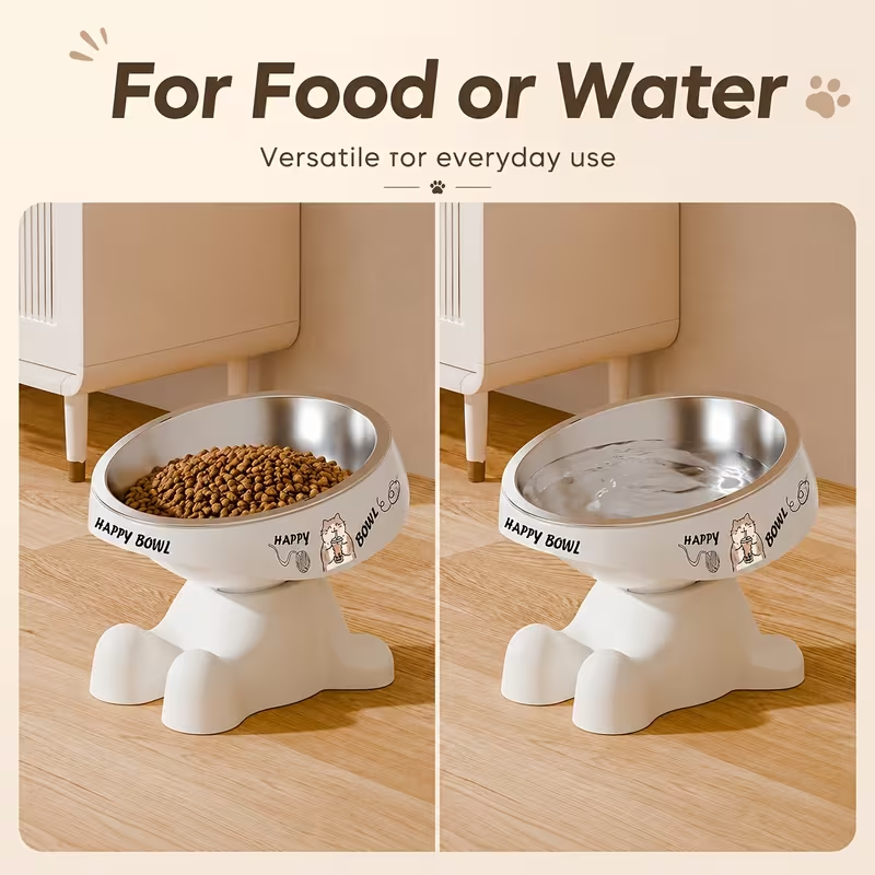 Cute Elevated Pet Bowl, Raised - đánh giá và giá Royal Canin Food Medium