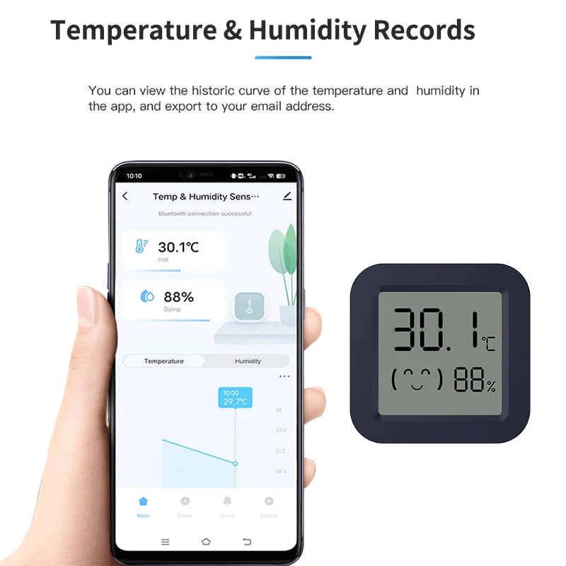 BT Temperature Humidity Sensor - đánh giá và giá Digital Hygrometer Probe