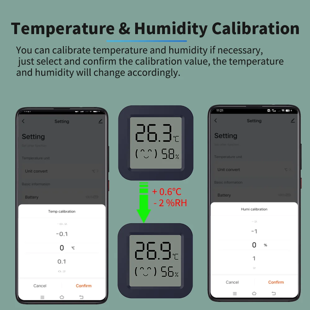 BT Temperature Humidity Sensor - đánh giá và giá Digital Hygrometer Probe