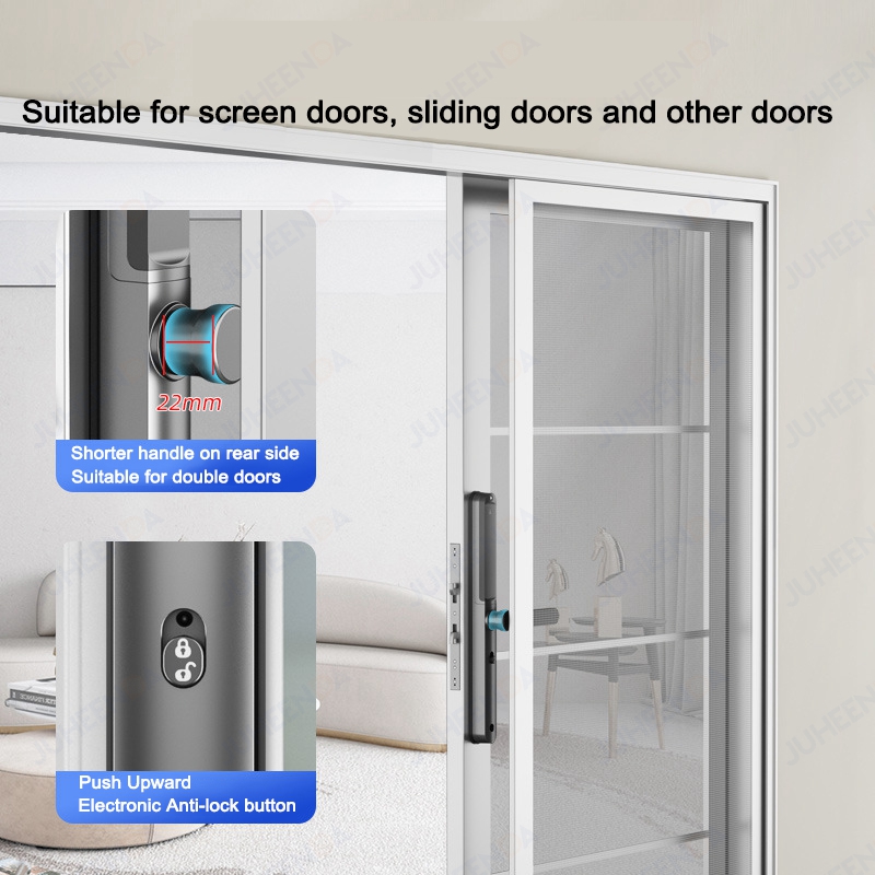 TTLock App Smart Aluminum Door - đánh giá và giá Glass Door Hinge